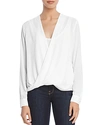 BAILEY44 BREAKWATER CROSSOVER GEORGETTE TOP,412-C849