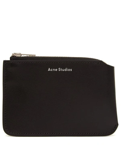 Acne Studios Garnet S Leather Wallet In Black