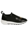 SERGIO ROSSI FRONT FLAP SNEAKERS,10805395