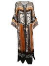 Alberta Ferretti Boho Maxi Dress In Basic