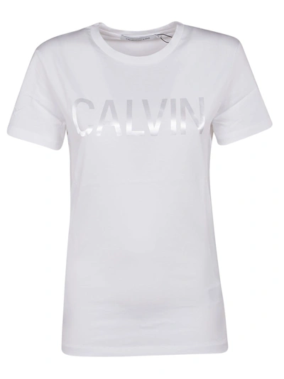 Calvin Klein Logo Print T-shirt In Basic