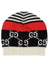 GUCCI GG MOTIF BEANIE,10805989