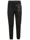 MOSCHINO LOGO PRINT TRACK PANTS,10806033