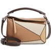 LOEWE Small Puzzle Calfskin Leather Bag,32230MTS21