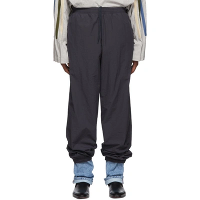 Y/PROJECT Y/PROJECT NAVY DENIM CUFF LOUNGE PANTS 