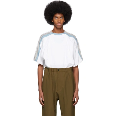 Y/project Four-layer Cotton Jersey T-shirt In White