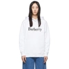 BURBERRY BURBERRY WHITE PELORUS HOODIE