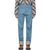 DRIES VAN NOTEN DRIES VAN NOTEN BLUE PANTHERO JEANS