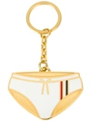 THOM BROWNE RWB STRIPE SWIM BRIEF KEYRING