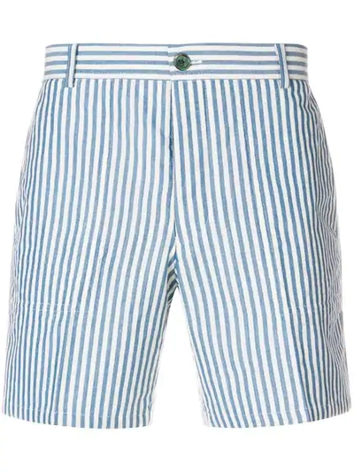 Thom Browne Gestreifte Shorts In Blue
