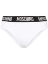 MOSCHINO WAISTBAND LOGO BIKINI BOTTOMS