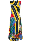 POLO RALPH LAUREN PRINTED MAXI DRESS