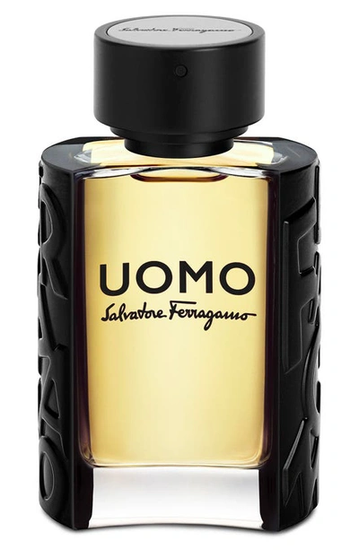 Ferragamo Uomo  Eau De Toilette - Size 3.4 Fl. Oz. In Black