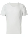 ISSEY MIYAKE HOMME PLISSÉ ISSEY MIYAKE PLEATED T-SHIRT - GREY