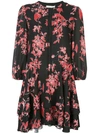 ALICE AND OLIVIA MOORE FLORAL PRINT DRESS