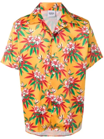Sss World Corp Hawaiian Short Sleeve Shirt - 黄色 In Giallo Multicolor
