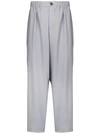Marni Drop Crotched Trousers In Grey