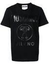 MOSCHINO MOSCHINO DOUBLE QUESTION MARK T-SHIRT - BLACK