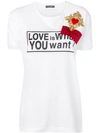 DOLCE & GABBANA LOVE IS WHAT YOU WANT T-SHIRT