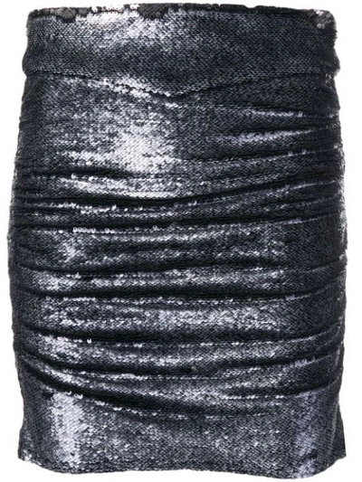 Iro Sequin Embellished Skirt In Grey