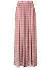 ULTRÀCHIC CHECKED PLEATED SKIRT