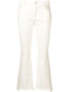 ALEXANDER MCQUEEN CROPPED FLARED JEANS