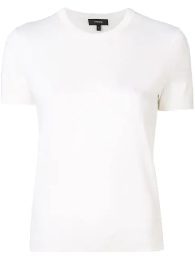 Theory Shortsleeved Jumper In White