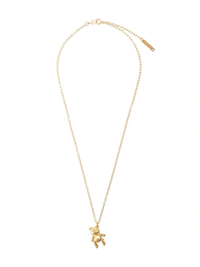 Ambush Inflated Teddy Bear Necklace In Gold