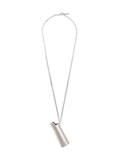 Ambush Lighter Pendant Necklace In Silver