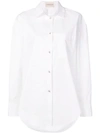 ALEXANDRE VAUTHIER CRYSTAL BUTTON SHIRT