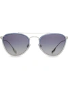 BURBERRY PILOTENBRILLE IM GLITTER-LOOK