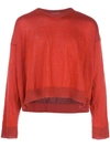 LANVIN CROPPED SLOUCHY SWEATER