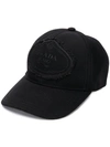 PRADA PRADA LOGO BASEBALL CAP - 黑色