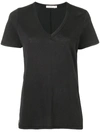 Rag & Bone Womens Black V-neck Cotton-jersey T-shirt In Black