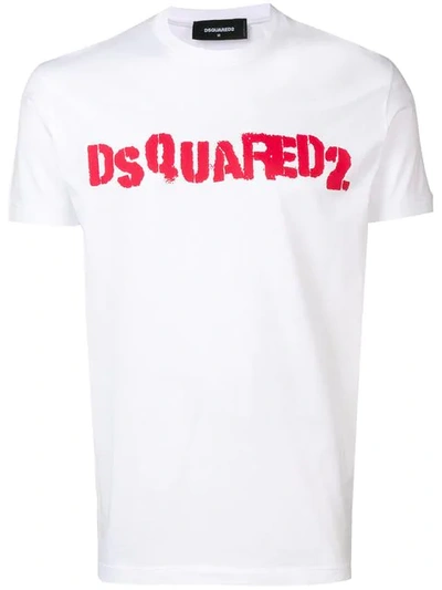 Dsquared2 T-shirt Mit Logo In White