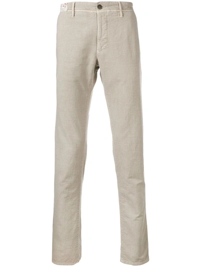 Incotex Classic Tailored Trousers In Neutrals