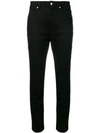 ALEXANDER MCQUEEN ALEXANDER MCQUEEN MID RISE SKINNY TROUSERS - 黑色