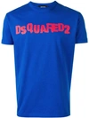 Dsquared2 Logo Print T-shirt In Blue
