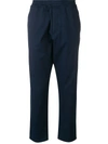 PRADA PRADA TAPERED TROUSERS - BLUE