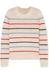 ISABEL MARANT ÉTOILE GIAN STRIPED ALPACA AND WOOL-BLEND SWEATER