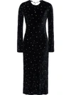 MIU MIU CRUSHED VELVET DRESS