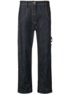 BRUNELLO CUCINELLI HIGH RISE CROPPED TROUSERS