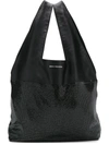 RABANNE PACO RABANNE PANELLED SLOUCHY TOTE - 黑色