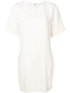 CHLOÉ SCALLOPED T-SHIRT DRESS