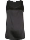 Brunello Cucinelli Scoop Neck Vest In Black