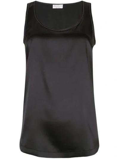 BRUNELLO CUCINELLI SCOOP NECK VEST
