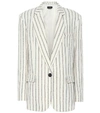 ISABEL MARANT ELDER WOOL AND LINEN BLAZER,P00350572