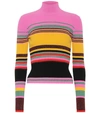 DIANE VON FURSTENBERG Dara striped stretch knit sweater,P00352629