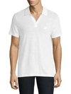 VILEBREQUIN MEN'S PYRAMID LINEN POLO SHIRT,400099791638