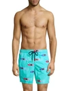 VILEBREQUIN MEN'S 3RD AUGUST MONACO EMBROIDERED SWIM SHORTS,0400099973837